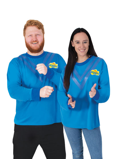 The Wiggles Blue Wiggle Adult Costume Top