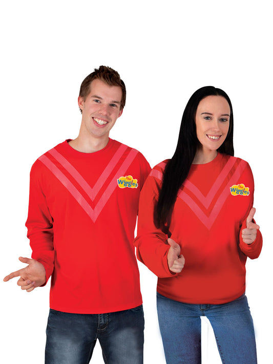 The Wiggles Red Wiggle Adult Costume Top