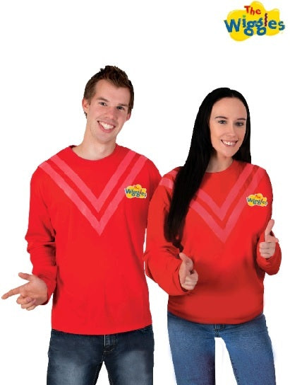 The Wiggles Red Wiggle Adult Costume Top