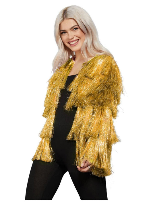 Fever Tinsel Festival Jacket - Gold