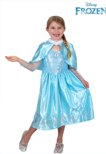 Disney Frozen Elsa Deluxe Winter Cloak Kid's Costume