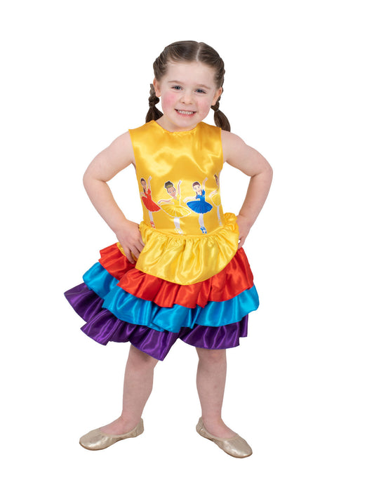 The Wiggles Ballerina Rainbow Dress Kid's Costume