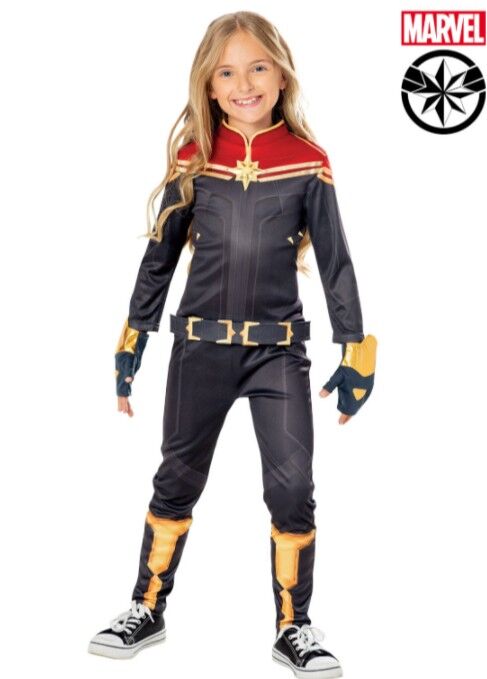 Captain Marvel Deluxe Kid's Costume