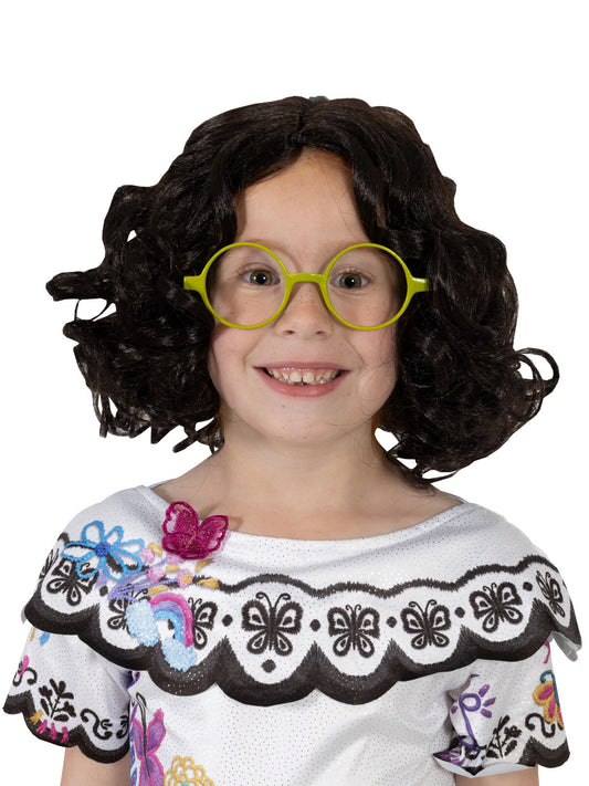 Disney Encanto Mirabel Kid's Wig & Glasses Set