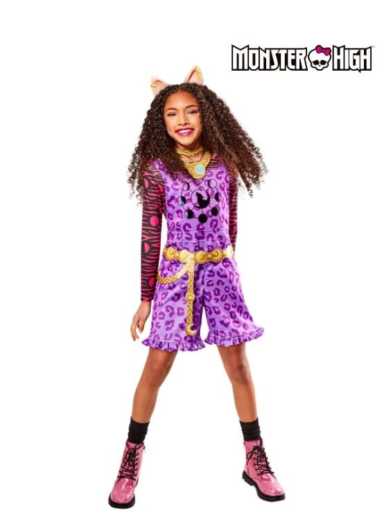 Monster High Deluxe Clawdeen Wolf Kid's Costume