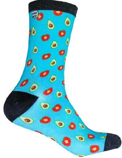 Mexican Salsa Bamboo Crew Socks