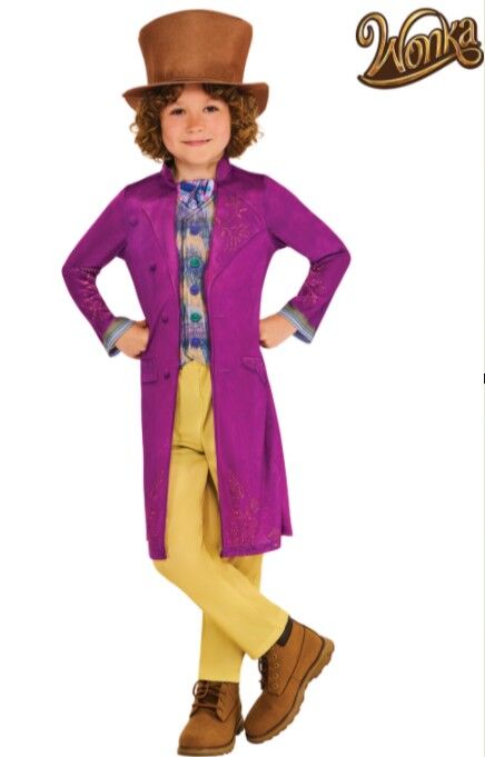 Wonka Movie Willy Wonka Kid's Costume