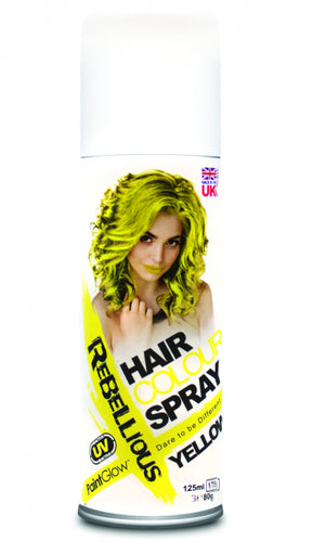 Rebellious Coloured Hair Spray - Yellow