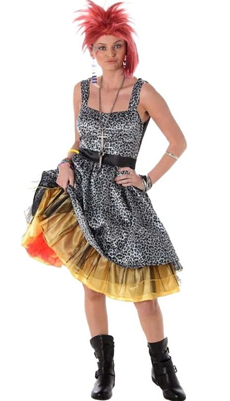 1980s Iconic Pop Starlet Adult Costume