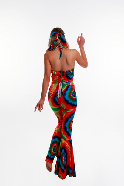 Tie Dye Jumpsuit Costume, view 3