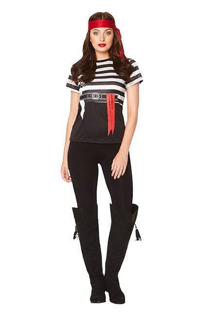 Pirate Girl Adult T-Shirt