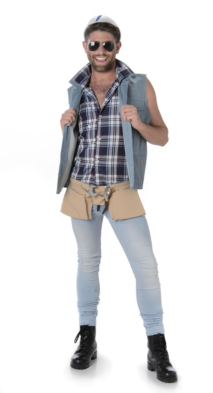 Village Construction Guy Adult Costume