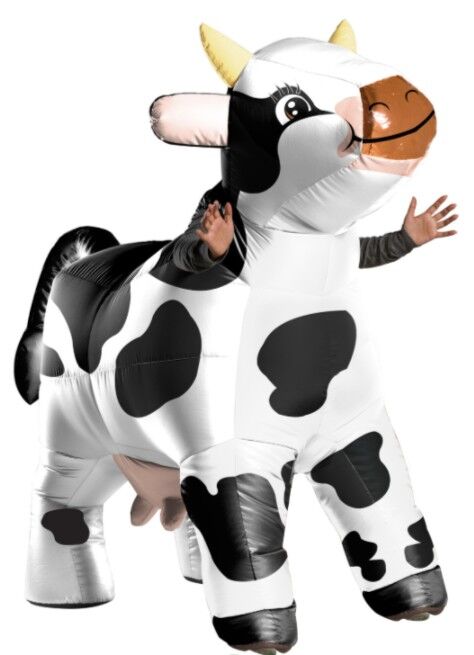 Moo Moo Inflatable Cow Adult Costume