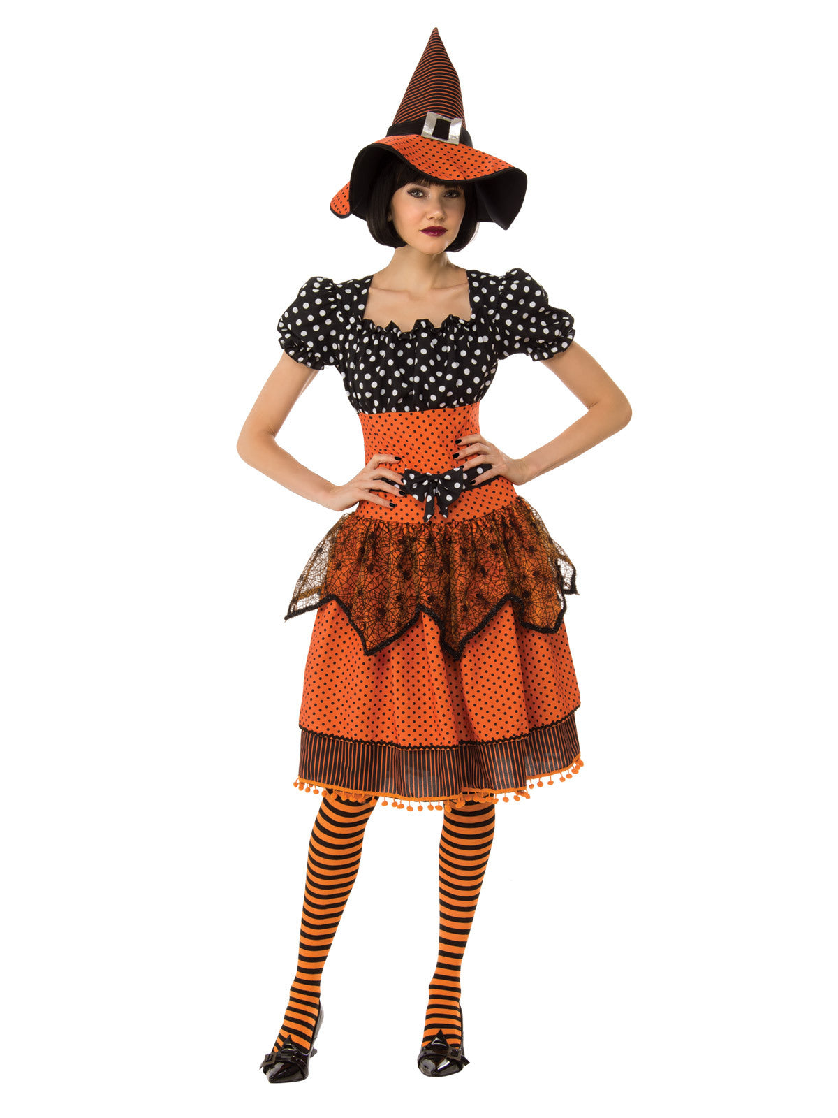 Polka Dot Witch Womens Costume