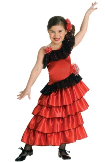 Spanish Princess Flamenco Kid's Costume
