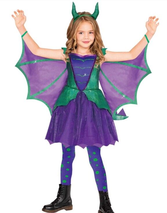 Mystical Dragon Dress Kid's Costume