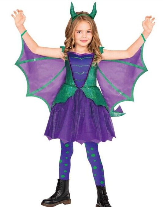 Mystical Dragon Dress Kid's Costume