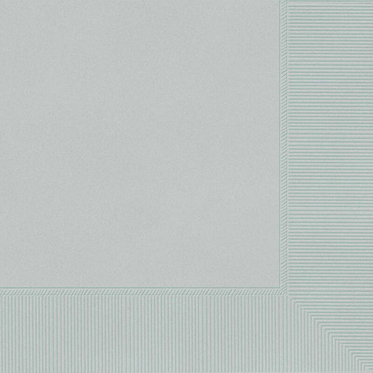 Lunch Napkins 40 Pk 2 PLY - Silver