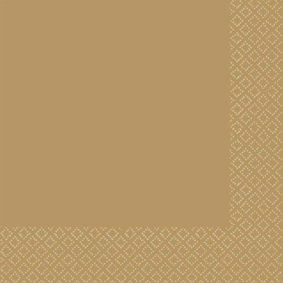 Lunch Napkins 40 Pk 2 PLY - Gold