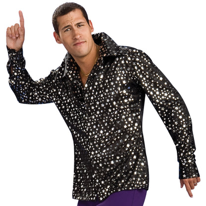 Starry Night Mens Disco Shirt