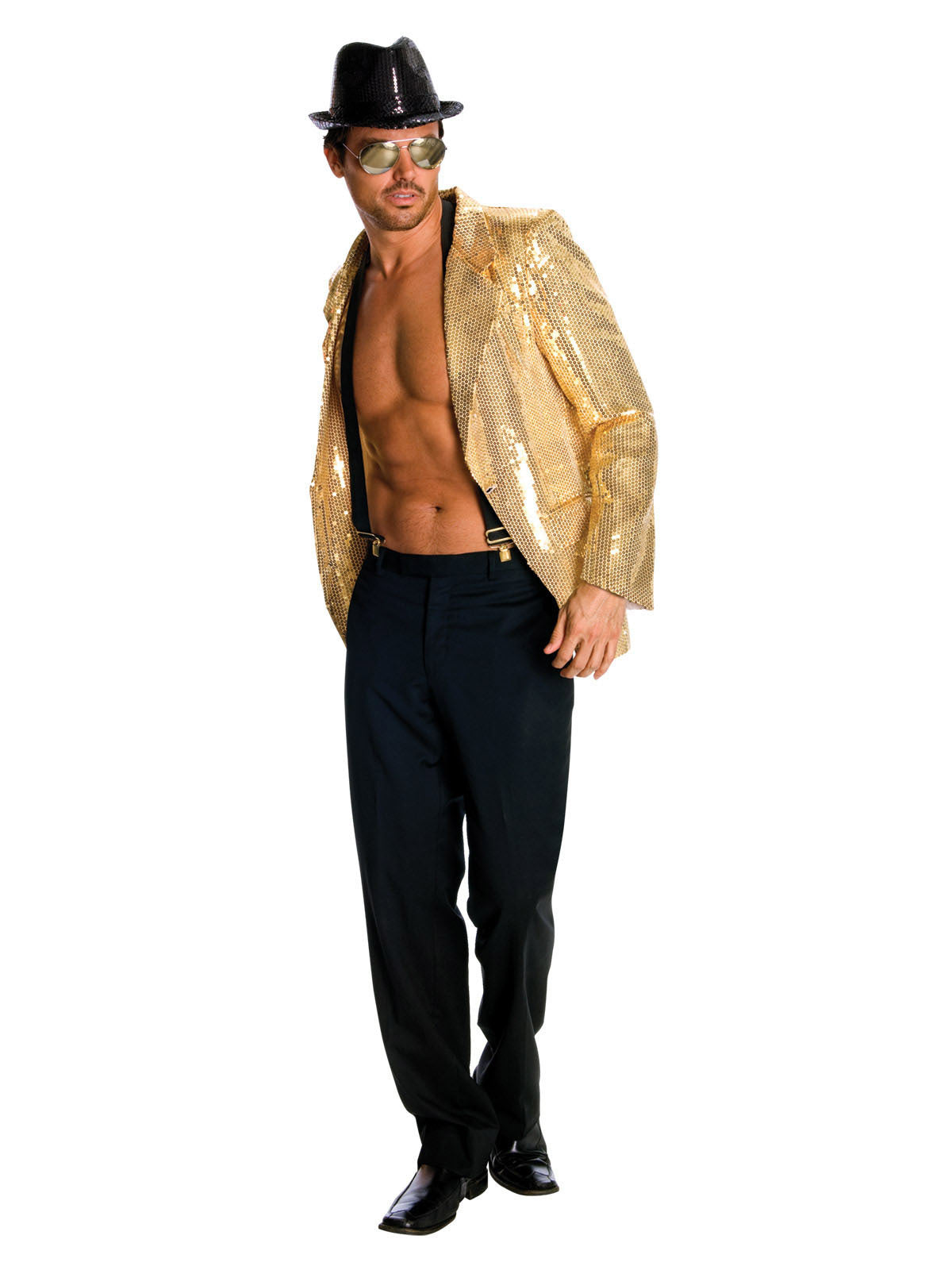 Gold Sequin Jacket Adult Costume