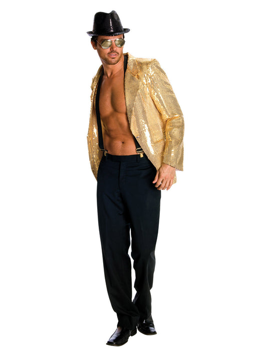 Gold Sequin Jacket Adult Costume