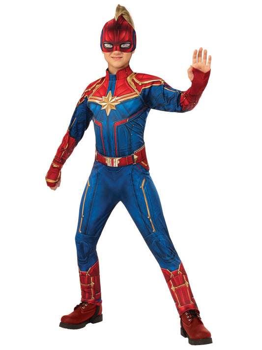 Captain Marvel Deluxe Hero Kid's Costume
