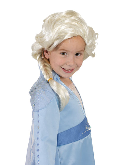 Disney Frozen 2 Elsa Premium Kid's Costume plus Wig