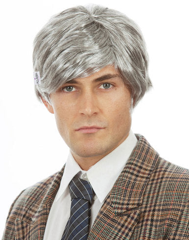 Richie Benaud Inspired Grey Wig