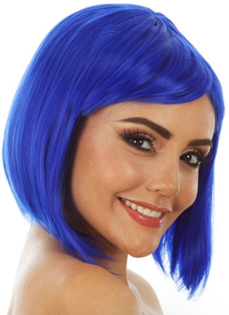 Glamour Electric Blue Bob Wig