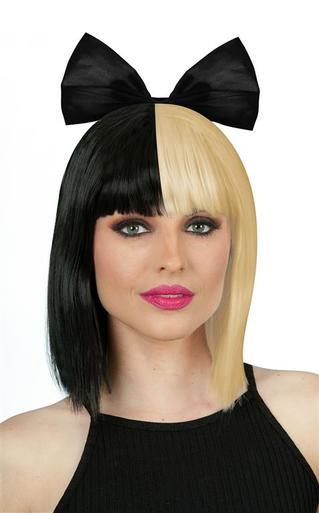 Sia Inspired Wig & Hair Bow