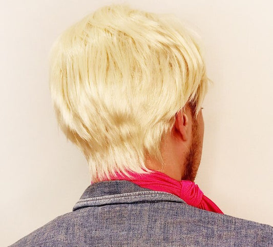 Barbie Ken Style Short Blonde Wig
