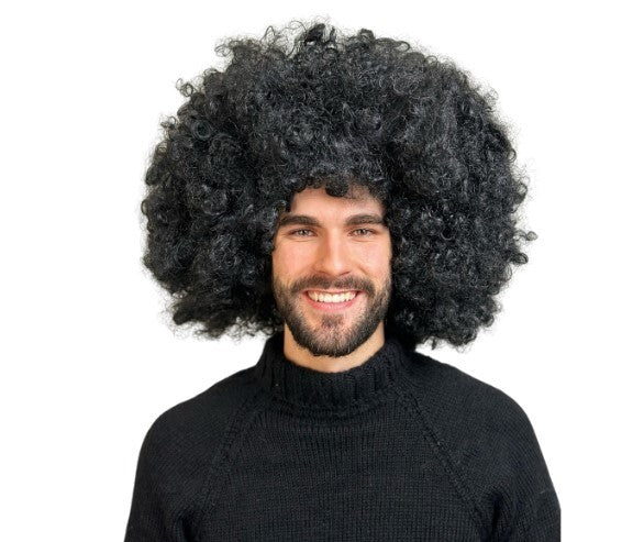 Super Jumbo Black Afro Wig