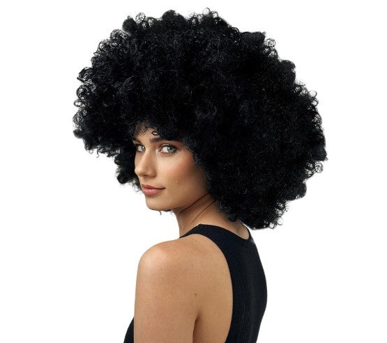 Super Jumbo Black Afro Wig