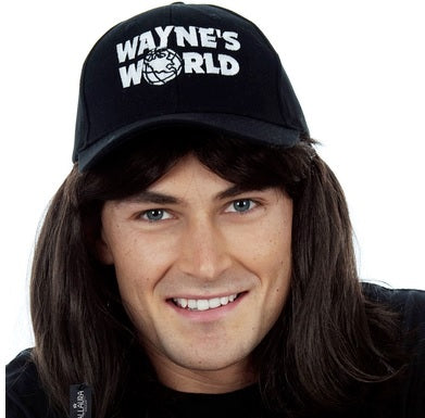 Waynes World Wayne Wig & Cap