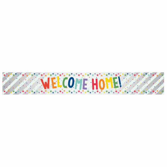 Welcome Home Foil Banner - 2.7m