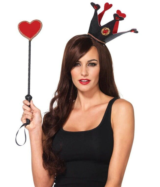 Heart Queen Crown Headband & Heart Sceptre