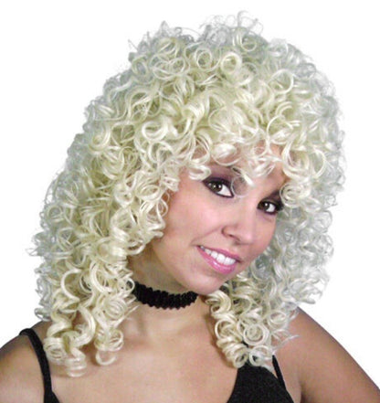 Blonde Glamour Ringlets Dolly Wig