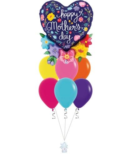 Blooming Heart Mother's Day Balloon Bouquet