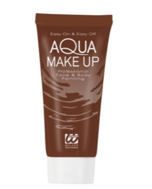 Brown Aqua Face & Body Paint - 30ml