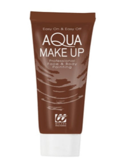 Brown Aqua Face & Body Paint - 30ml