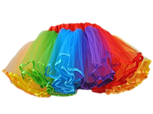 Rainbow Tulle Adult Tutu