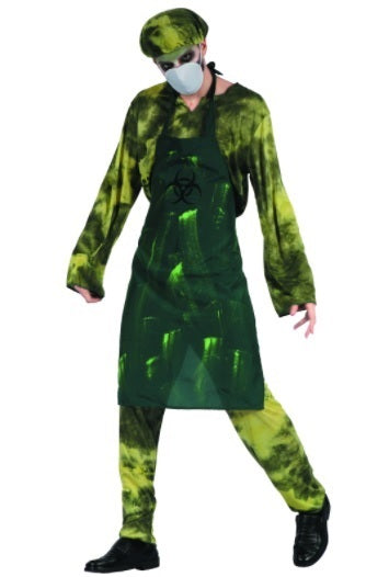 Biohazard Zombie Nurse Mens Costume