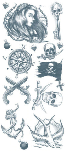 Pirate Buccaneer Tinsley Tattoos