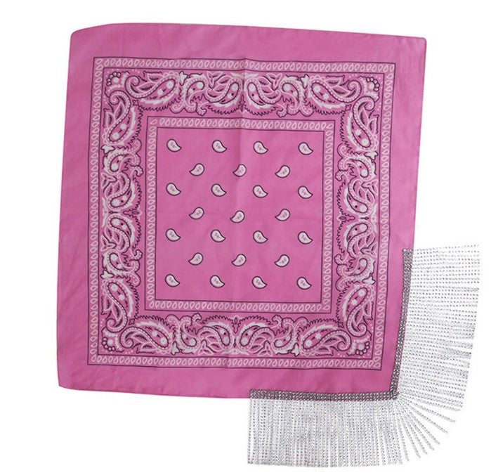Cowgirl Bandana - Pink Rhinestone