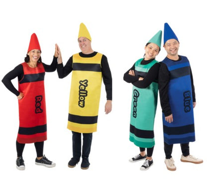 Red Crayon Adult Costume
