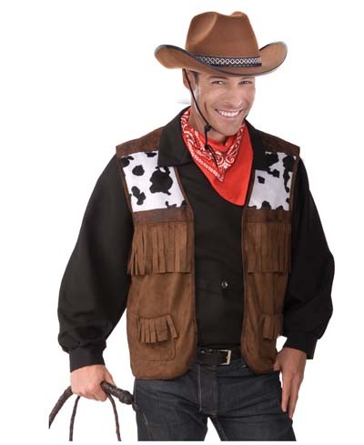 Wild West Cowboy Vest - One Size