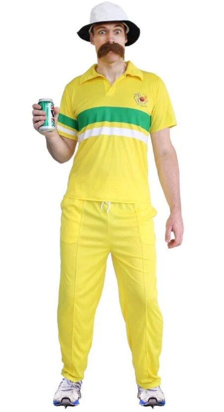 80s Cricketer Adult Costume