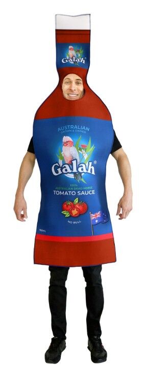 Aussie Tomato Sauce Adult Costume - One Size