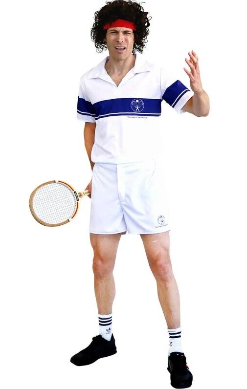 Retro 80s Tennis Player Adult Costume